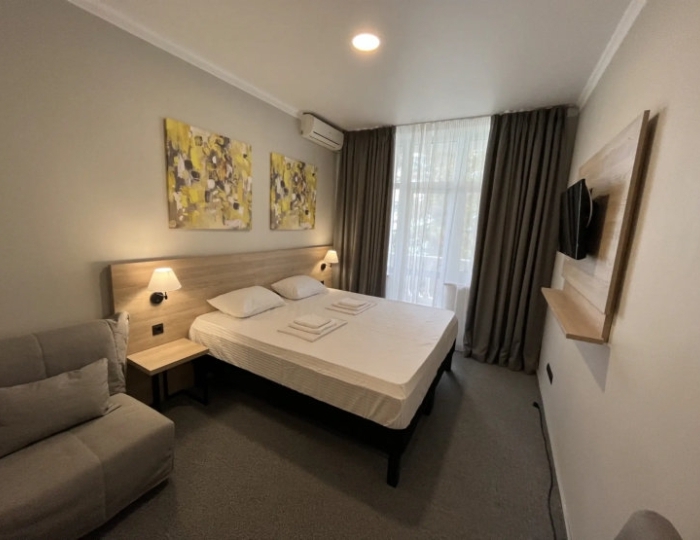 Стандарт 2-местный 1-комнатный с балконом, главный корпус 3, еврономер - Дом отдыха «Мидель Гагра»