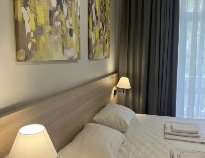 Стандарт 2-местный 1-комнатный с балконом, главный корпус 3, еврономер - Дом отдыха «Мидель Гагра»