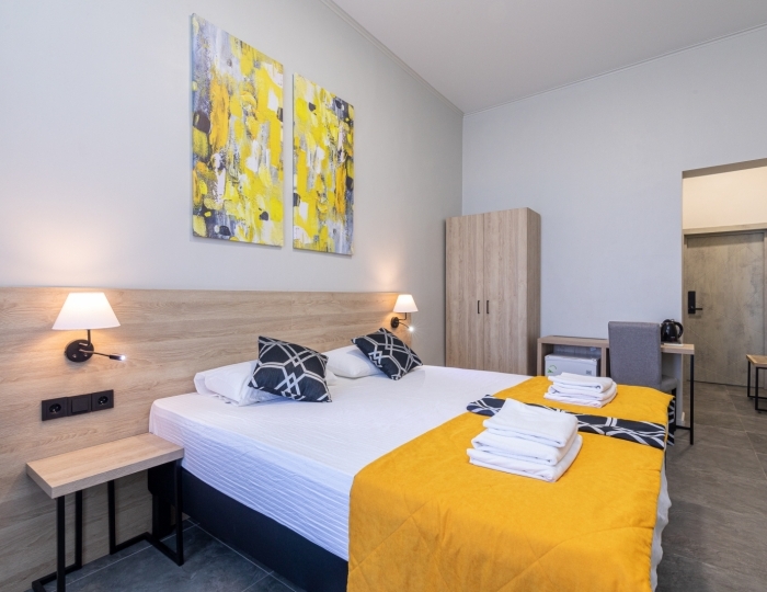 Стандарт 2-местный 1-комнатный с балконом корпус 1, еврономер - Дом отдыха «Мидель Гагра»