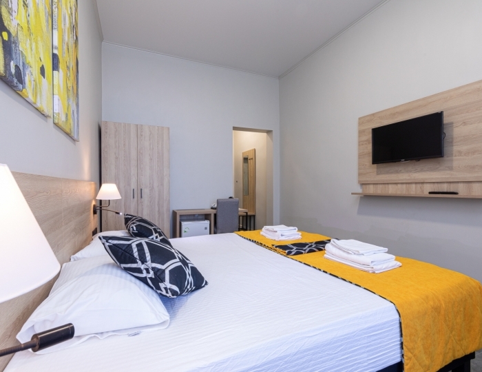 Стандарт 2-местный 1-комнатный с балконом корпус 1, еврономер - Дом отдыха «Мидель Гагра»