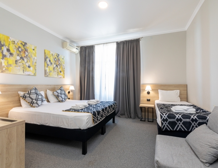 Стандарт 3-местный 1-комнатный с балконом, корпус 1,2 - Дом отдыха «Мидель Гагра»